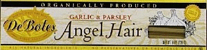 Angel Hair Garlic & Parsley, Org, 12 x 8 ozs. by DeBoles