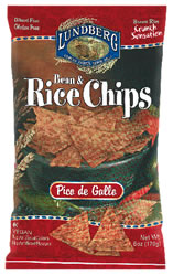 Bean & Rice Chips, Pico de Gallo, 12 x 6 ozs. by Lundberg