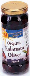 Kalamata Pitted Olives, Organic, 12 x 8.1 ozs. by Mediterranean Organics