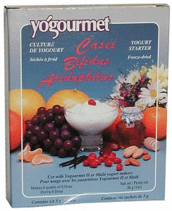 CBA Probiotic Yogurt Starter, 1 Box by Yogourmet