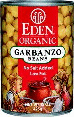 Garbanzo Beans (chick peas), Org, 12 x 15 ozs. by Eden Foods