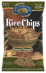 Rice Chips, Sesame & Seaweed, 12 x 6 ozs. by Lundberg