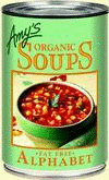 Alphabet Soup, Organic, 12 x 14.1 ozs. by Amy's