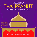 Thai Peanut Sauce, 6 x 10 ozs. by San-J