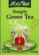 Yogi Teas Organic Simply Green Green Tea, 16 bag