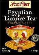 Yogi Teas Organic Egyptian Licorice Beverage Tea, 16 bag