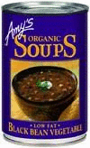 Black Bean Vegetable Soup, Organic, 12 x 14.5 ozs. by Amy's