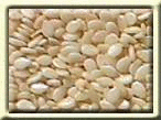Sesame Seeds White, Hulled, Organic, 1 lb. by Bulk