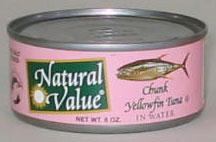 Yellowfin Tuna, Salted, 6 ozs. by Natural Value
