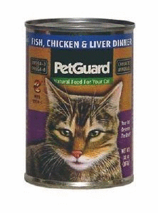 PetGuard Fish,Chicken & Liver Dinner, 14 ozs. by PetGuard
