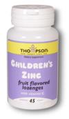 Children's Zinc Lozenge, 45 ct by Thompson Nutritional