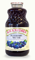 Blueberry Nectar, Organic, 12 x 32 ozs. by Knudsen