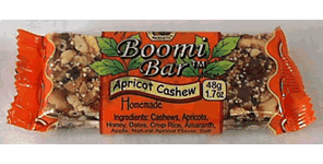 Apricot Cashew, 3 x 1.7 ozs. by Boomi Bars
