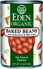 Baked Beans w/Sorgh&Mustard, Org, 12 x 15 ozs. by Eden Foods