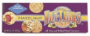 HAZELNUT Nut Thins, 12 x 4.25 ozs. by Blue Diamond