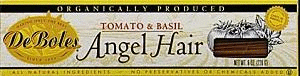 Angel Hair Tomato & Basil, 3 x 8 ozs. by DeBoles