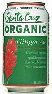 Ginger Ale Sparklings,Organic, 24 x 12 oz. by Santa Cruz