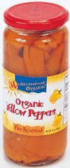 Roasted Red & Yellow Peppers, Org, 12 x 16 ozs. by Mediterranean Organics