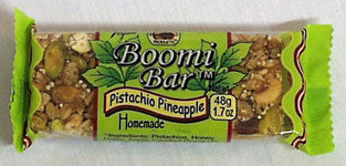 Boomi Bars Pistachio Pineapple Bars, 3 x 1.7 ozs. by Boomi Bars