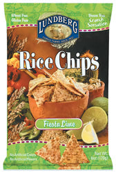 Rice Chips, Fiesta Lime, 12 x 6 ozs. by Lundberg