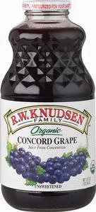 Just Concord, Organic, 12 x 32 oz. by Knudsen