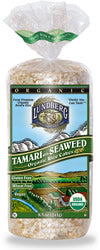 Tamari/Seaweed Rice Cakes, Organic, 12 x 9 ozs. by Lundberg