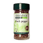 Pepper black medium grind Organic 0.56 oz  by Frontier