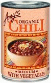 Medium Chili with Vegetables,Organic, 12 x 14.7 ozs. by Amy's